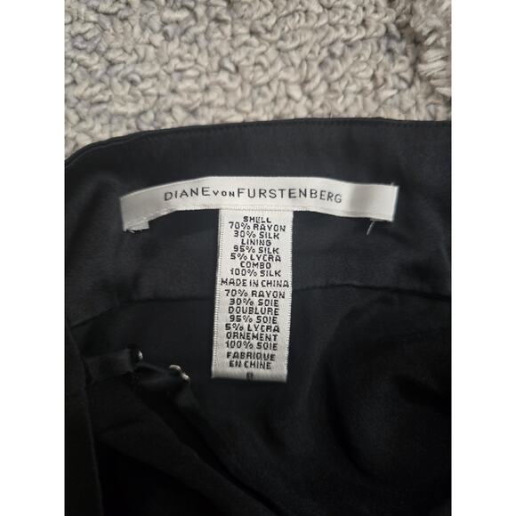 VINTAGE Diane von Furstenberg DVF 100% Silk Black Cami Y2K Lingerie Aesthetic - Picture 6 of 7